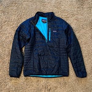 Patagonia Nano Puff pullover jacket.